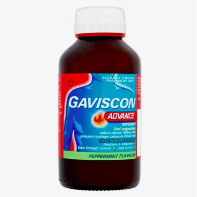 Gaviscon Advance Liquid Peppermint 500ml Caplet Pharmacy