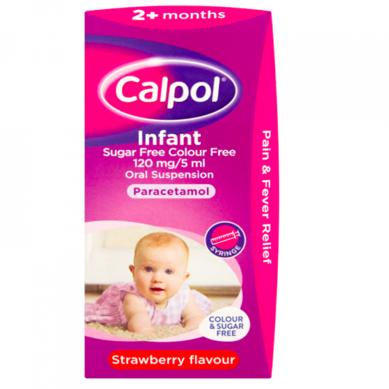 Calpol Infant Suspension Colour & Sugar Free 100ml - Caplet Pharmacy