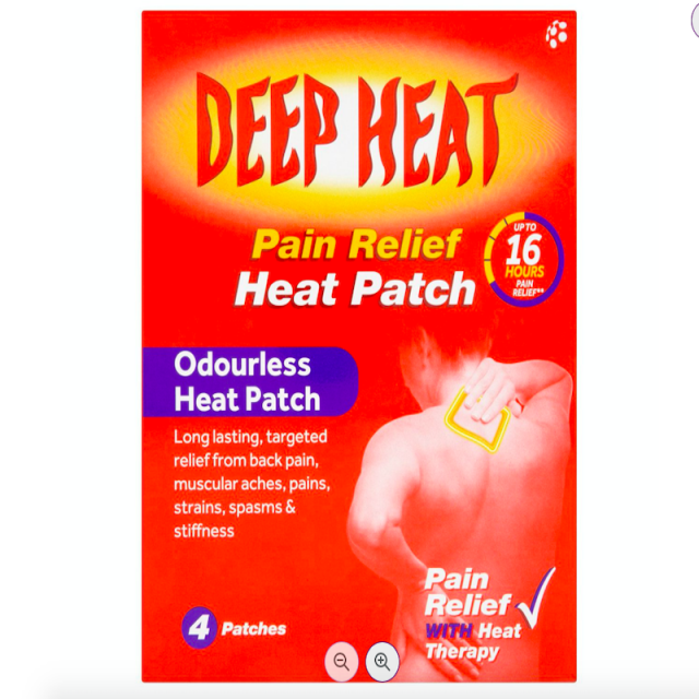 Deep Heat Patch 1s Caplet Pharmacy