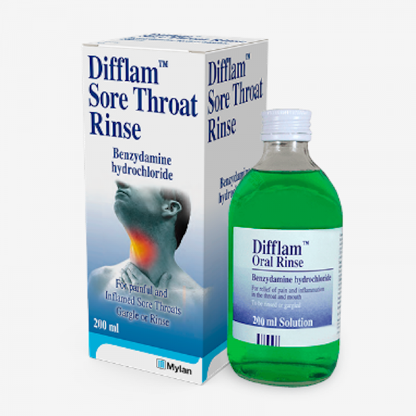 Difflam Sore Throat Rinse 200ml Caplet Pharmacy