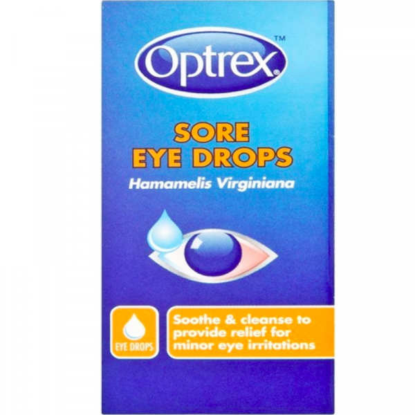 Optrex Sore Eye Drops 10ml Caplet Pharmacy