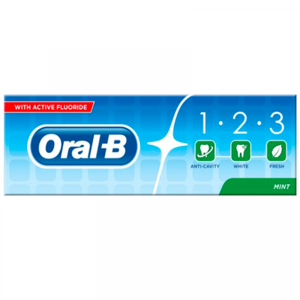 Oral-B 123 Fresh Mint Toothpaste 100ml - Caplet Pharmacy