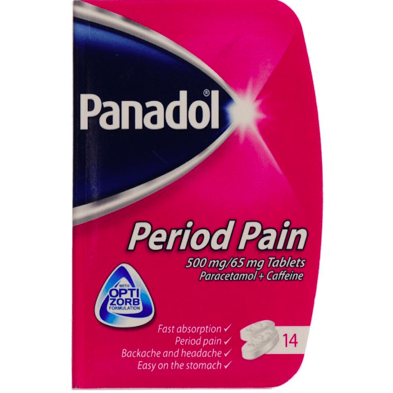 Paracetamol & Caffeine For Period Pain