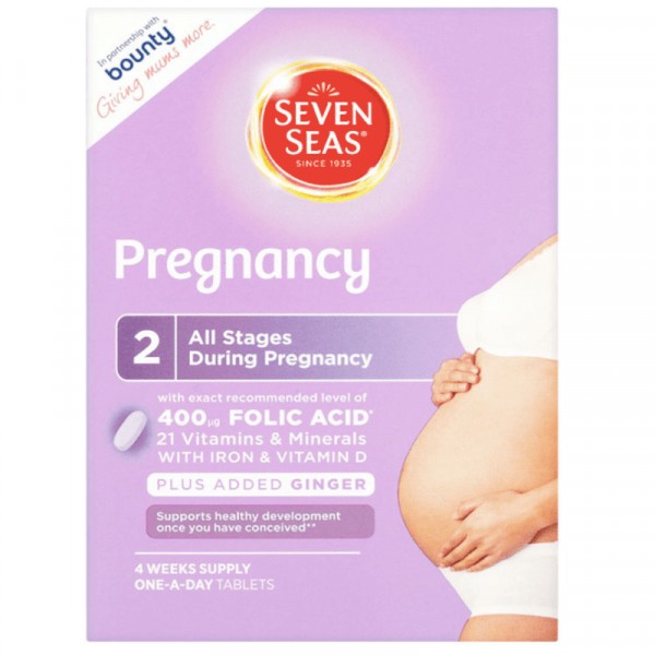 Seven Seas Pregnancy 21 Vitamins & Minerals 28 Tablets Caplet Pharmacy