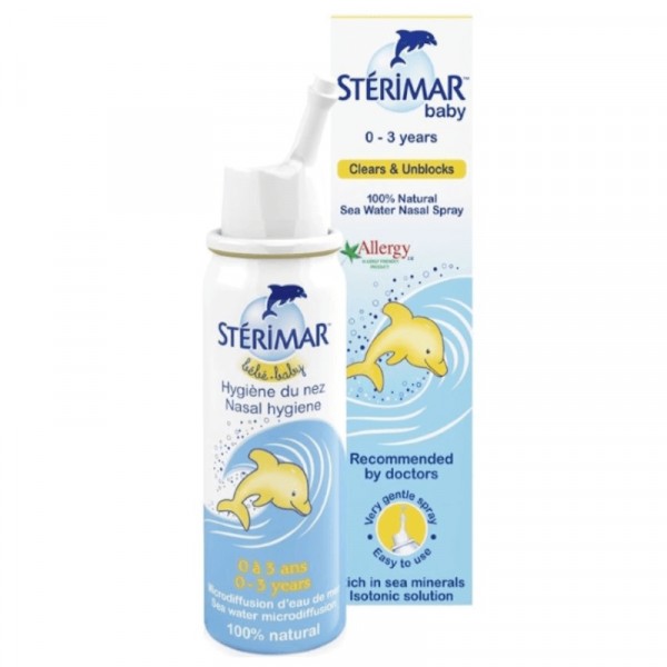 Sterimar Baby Nasal Hygiene Spray 0-3 Years – 50ml - Caplet Pharmacy