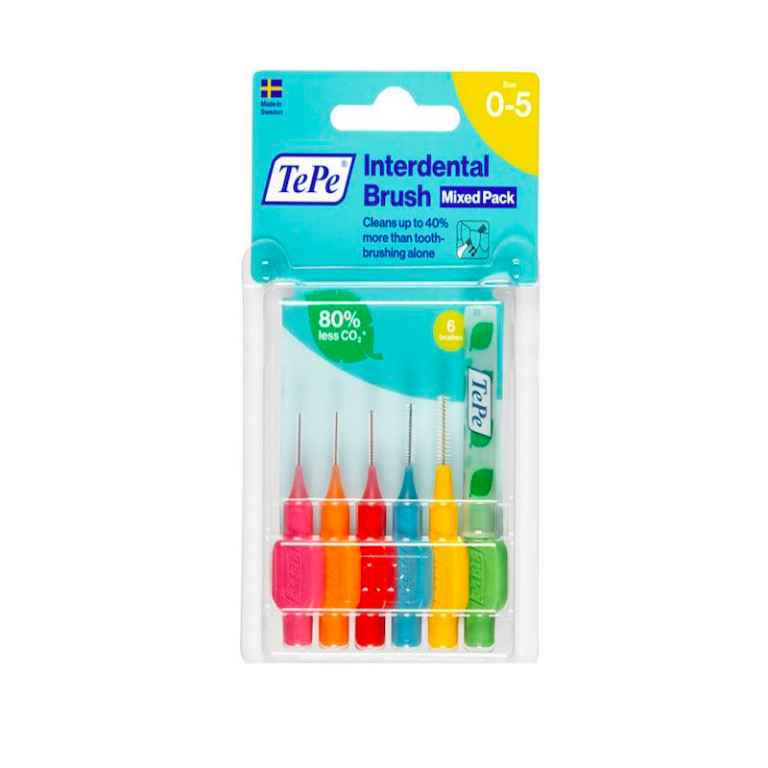 TePe Interdental Brush Mixed Pack 6s - Caplet Pharmacy