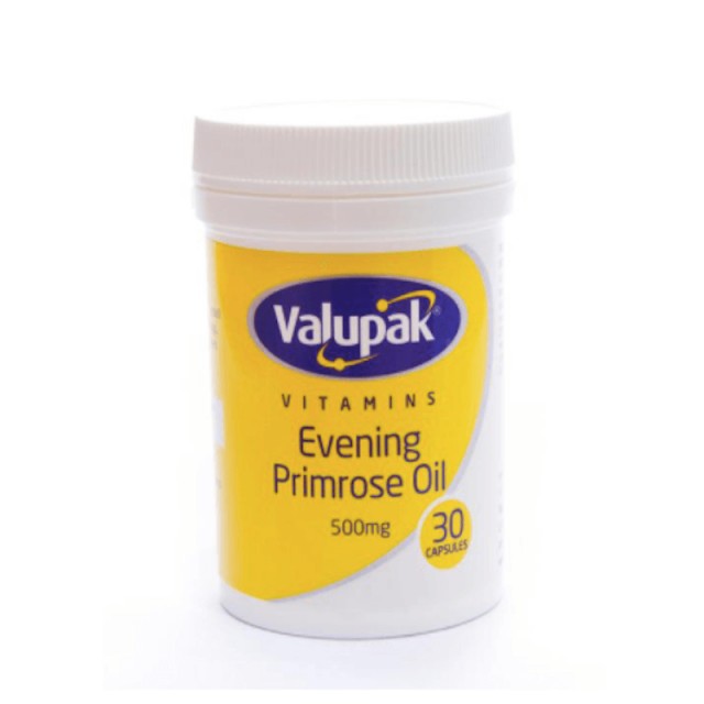 Valupak Evening Primrose Oil Capsules 500mg Pack Of 30 Caplet Pharmacy