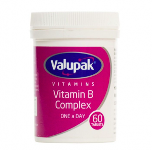 Valupak Vitamin B Complex 60 Tablets - Caplet Pharmacy