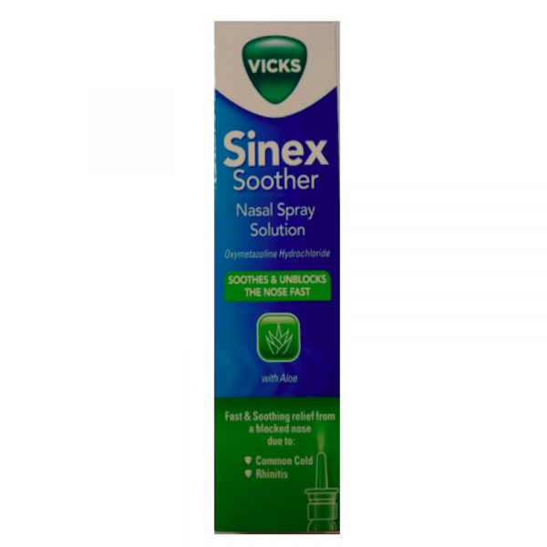 Vicks Sinex Soother Nasal Spray 15ml - Caplet Pharmacy