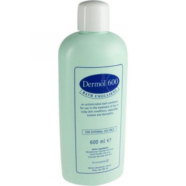 Dermol 600 Bath Emollient 600ml Caplet Pharmacy