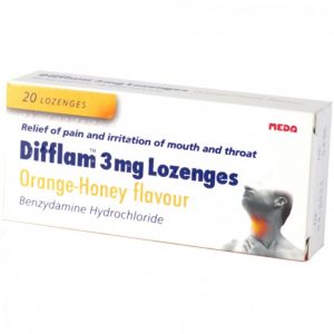 Difflam-3mg-Lozenges-Orange-Honey-Flavour