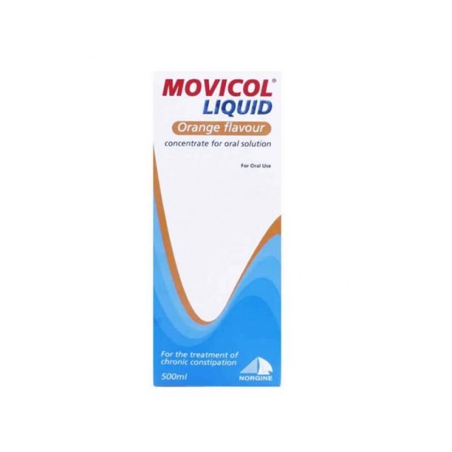Movicol Liquid Orange Flavour 500ml Caplet Pharmacy
