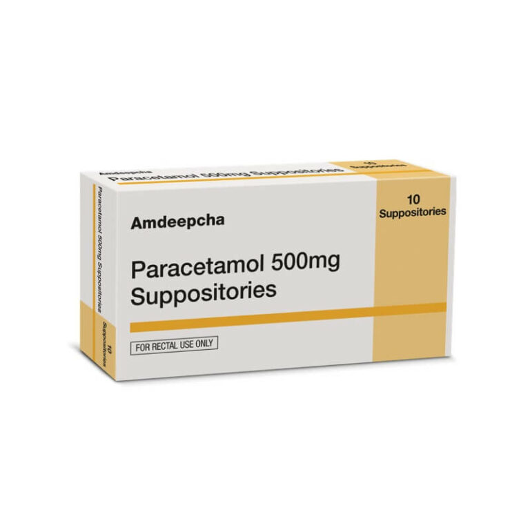 Paracetamol Suppositories 500mg 10 Caplet Pharmacy