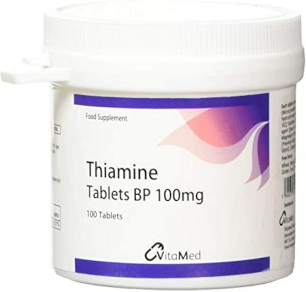Thiamine Hydrochloride 100mg Tablets 100 Caplet Pharmacy